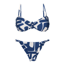 Carregar imagem no visualizador da galeria, Product Front: Rio De Sol Ensemble Set Pottery Bandeau-Crispy Cheeky-Crispy
