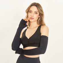 Carregar imagem no visualizador da galeria, Image 04: Uv Line Gants Extra Long Gloves Uni Black Upf50+
