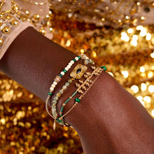 Carregar imagem no visualizador da galeria, Image 02: Hipanema Bracelet Cuff Karmelia Green Hipenema
