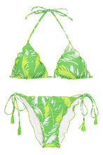 Carregar imagem no visualizador da galeria, Product Front: Rio De Sol Ensemble Set Green-Palms Frufru-Comfy
