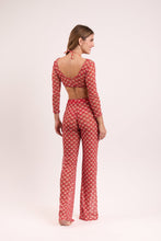 Carregar imagem no visualizador da galeria, Model Back: Rio De Sol Haut De Plage Floral-Scales Top Harper
