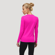 Carregar imagem no visualizador da galeria, Model Back: Uv Line T-Shirt Camiseta Uv X Pro Ml Rosa Upf50+
