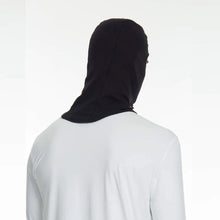 Carregar imagem no visualizador da galeria, Model Back: Uv Line Chapeau Legionnaire Skin Mask Balaclava Uni Black Upf50+
