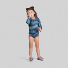 Carregar imagem no visualizador da galeria, Image 09: Uv Line Maillot De Bain Bébé Macaquinho Baby Listras Upf50+
