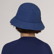 Carregar imagem no visualizador da galeria, Model Back: Uv Line Bob Hat Basic Kids Inf Navy Blue Upf50+

