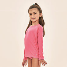 Carregar imagem no visualizador da galeria, Image 02: Uv Line T-Shirt Acqua Qr Code Chiclete Fluor Upf50+
