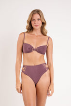 Carregar imagem no visualizador da galeria, Image 05: Rio De Sol Ensemble Set Malibu-Ebano Bandeau-Iris Highwaist-Spin-Iris
