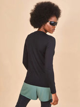 Carregar imagem no visualizador da galeria, Image 04: Uv Line T-Shirt Longsleeve Fem Skin Infratherm Preto Upf50+

