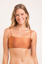 Carregar imagem no visualizador da galeria, Gallery: Rio De Sol Haut Top Nocciola Bandeau-Reto
