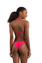 Carregar imagem no visualizador da galeria, Model Back: Rio De Sol Haut Top Dots-Virtual-Pink Frufru
