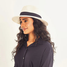 Carregar imagem no visualizador da galeria, Image 04: Uv Line Chapeau Panama Hat Shanghai Imp Uni White Black Upf50+
