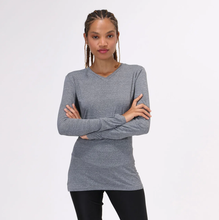 Carregar imagem no visualizador da galeria, Model Front: Uv Line Fitness Haut Sport Fit Mescla
