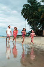 Carregar imagem no visualizador da galeria, Image 06: Uv Line Une Pièce Fille Swimsuit Girl Marcela Fuchsia White Upf50+

