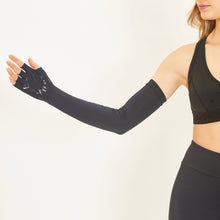 Carregar imagem no visualizador da galeria, Image 05: Uv Line Gants Extra Long Gloves Uni Black Upf50+
