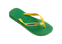 Carregar imagem no visualizador da galeria, Product Front: Havaianas Tongs Havaianas Brasil Logo Green

