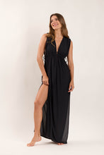 Carregar imagem no visualizador da galeria, Image 04: Rio De Sol Vêtement De Plage Black Long Dress Soleil
