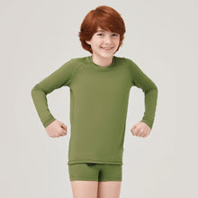 Carregar imagem no visualizador da galeria, Image 02: Uv Line T-Shirt Longsleeve Uvrpo Inf Verde Militar Upf50+

