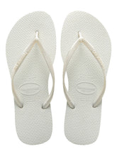 Carregar imagem no visualizador da galeria, Product Front: Havaianas Tongs Slim White
