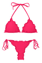 Carregar imagem no visualizador da galeria, Product Front: Rio De Sol Ensemble Set Dots-Virtual-Pink Frufru-Fio
