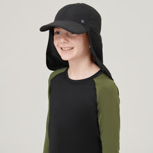 Carregar imagem no visualizador da galeria, Image 02: Uv Line Casquette Legionario Teens Preto Upf50+

