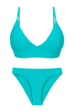 Carregar imagem no visualizador da galeria, Product Front: Rio De Sol Ensemble Set Cotele-Jade Tri-Tank Essential-Comfy

