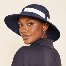 Carregar imagem no visualizador da galeria, Image 05: Uv Line Chapeau Souple/Capeline Hat Paris Ville L Fem Blue White Upf50+
