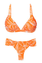 Carregar imagem no visualizador da galeria, Product Front: Rio De Sol Ensemble Set Trail-Orange Tri-Fixo Baobi-Cheeky
