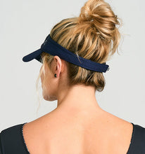 Carregar imagem no visualizador da galeria, Image 08: Uv Line Visière Visor Athletic Dry Fem Navy Blue Upf50+
