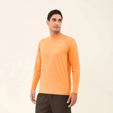 Carregar imagem no visualizador da galeria, Image 02: Uv Line T-Shirt Longsleeve Uvpro Masc Orange Upf50+
