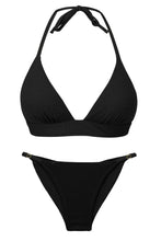 Carregar imagem no visualizador da galeria, Product Front: Rio De Sol Ensemble Set Bora-Black Tri-Cos Cheeky-Fixa
