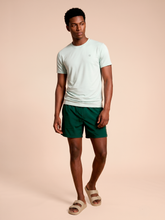 Carregar imagem no visualizador da galeria, Model Front: Uv Line T-Shirt Pour Homme T-Shirt Uvpro Masc Light Green Upf50+
