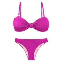 Carregar imagem no visualizador da galeria, Product Front: Rio De Sol Ensemble Set Shimmer-Gaia Bandeau-Joy Essential
