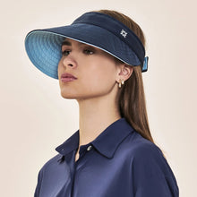 Carregar imagem no visualizador da galeria, Image 03: Uv Line Visière Visor Bali Fem Navy Light Blue Upf50+
