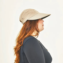 Carregar imagem no visualizador da galeria, Image 04: Uv Line Casquette Visor Capri Colors Nac Fem Sand Black Upf50+
