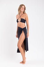 Carregar imagem no visualizador da galeria, Image 03: Rio De Sol Jupe De Page Nero Long-Skirt-Knot
