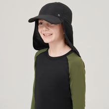 Carregar imagem no visualizador da galeria, Image 02: Uv Line Casquette Cap Legionario Teens Inf Black Upf50+
