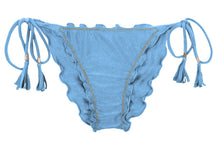 Carregar imagem no visualizador da galeria, Product Front: Rio De Sol Bas Bottom Shimmer-Baltic-Sea Frufru-Comfy
