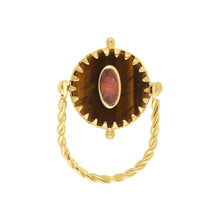 Carregar imagem no visualizador da galeria, Model Front: Hipanema Bague Miamor Amber Hipanema
