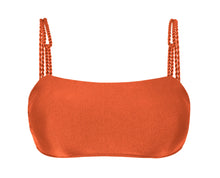 Carregar imagem no visualizador da galeria, Product Front: Rio De Sol Haut Top Paprica Bandeau-Reto

