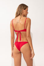 Carregar imagem no visualizador da galeria, Model Back: Rio De Sol Bas Bottom Malibu-Malagueta Cheeky-Tie
