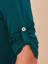 Carregar imagem no visualizador da galeria, Image 05: Uv Line Chemise Shirtdress Copenhagen Petroleo Upf50+
