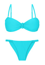 Carregar imagem no visualizador da galeria, Product Front: Rio De Sol Ensemble Set Miami Bandeau-Crispy Cheeky-Crispy
