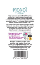 Carregar imagem no visualizador da galeria, Product Back: Tevi Monoi Oils Monoi Gourmand Tipanier 120Ml
