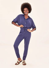 Carregar imagem no visualizador da galeria, Image 05: Uv Line Pantalon De Plage Pants Fem Basic Navy Blue Upf50+
