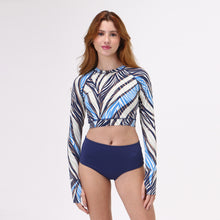 Carregar imagem no visualizador da galeria, Model Front: Uv Line Ensemble Bikini Ondas Upf50+
