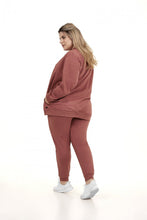 Carregar imagem no visualizador da galeria, Model Back: Alto Giro Fitness Haut Jaqueta Melange Plus Rosa Hug

