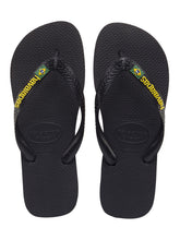 Carregar imagem no visualizador da galeria, Product Front: Havaianas Tongs Brasil Logo Black
