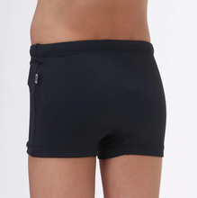 Carregar imagem no visualizador da galeria, Model Back: Uv Line Maillot De Bain Garçon Trunks Kids F Inf Black Upf50+
