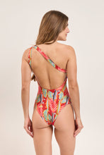 Carregar imagem no visualizador da galeria, Model Back: Rio De Sol Une Pièce Sea-Bloom Sienna
