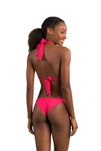 Carregar imagem no visualizador da galeria, Model Back: Rio De Sol Ensemble Set Dots-Virtual-Pink Mel Italy
